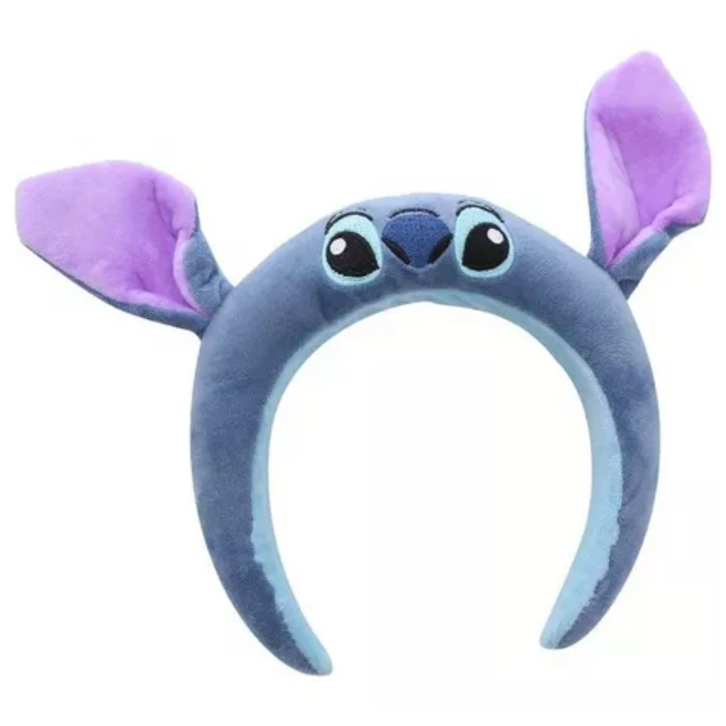 Tiara de Cabelo do Stitch Arquinho de Pelúcia Infantil
