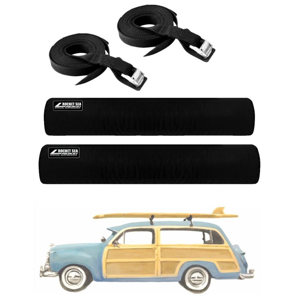 Fitas Rack Com Espumas Transporte Pranchas De Surf - Fish - Long TOP