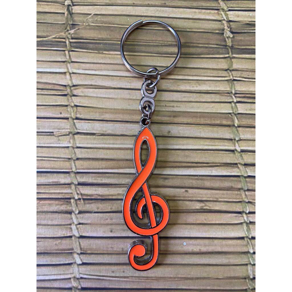 Chaveiro Clave de Sol em Metal Musica Musical