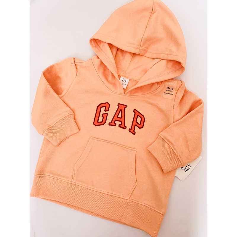 Blusa Moletom GAP 18 meses Laranja Menina