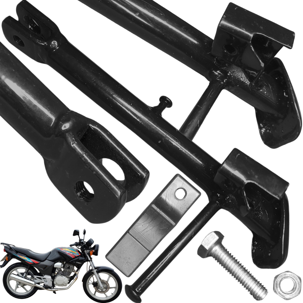 CAVALETE DE APOIO LATERAL COM BORRACHA CBX 200 STRADA