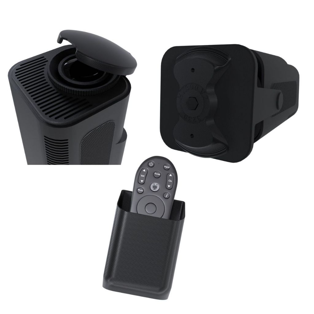 Kit Suporte de Parede/Teto, Protetor de Lente e Controle para Projetor Salange MagCubic HY320 Mini