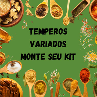 Temperos e Condimentos Variados Monte seu Kit Vários Tamanhos em Oferta na Shopee