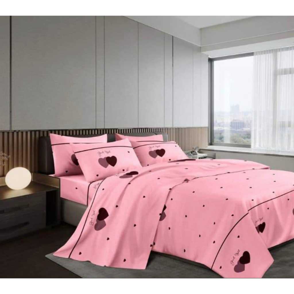 Jogo De Cama  Lençol King  4 Pçs C/ Elástico e Fronhas Roupa de cama 3000 Fios