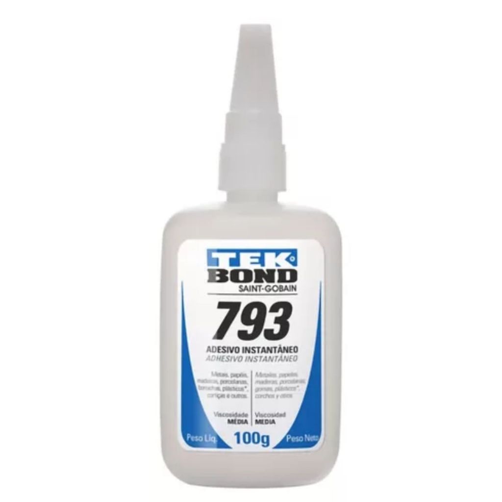 Cola Instantânea TekBond 793 - 20g Super Bond Transparente