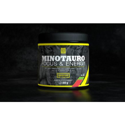 Suplemento Alimentar Pré-Workout Minotauro Focus & Energy Sabor Melancia  300g - Iridium Labs