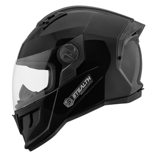 Capacete Fechado Masculino e Feminino Pro Tork Stealth Solid Pintura Brilhante Viseira Cristal em Oferta na Shopee