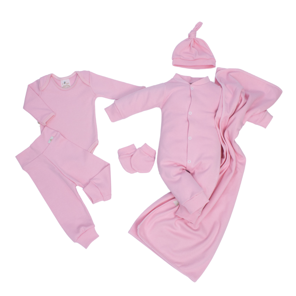 Saída Maternidade Bebe Primeiros Dias 06 Peças 100% Algodão Roupas de Bebê Saida Maternida...