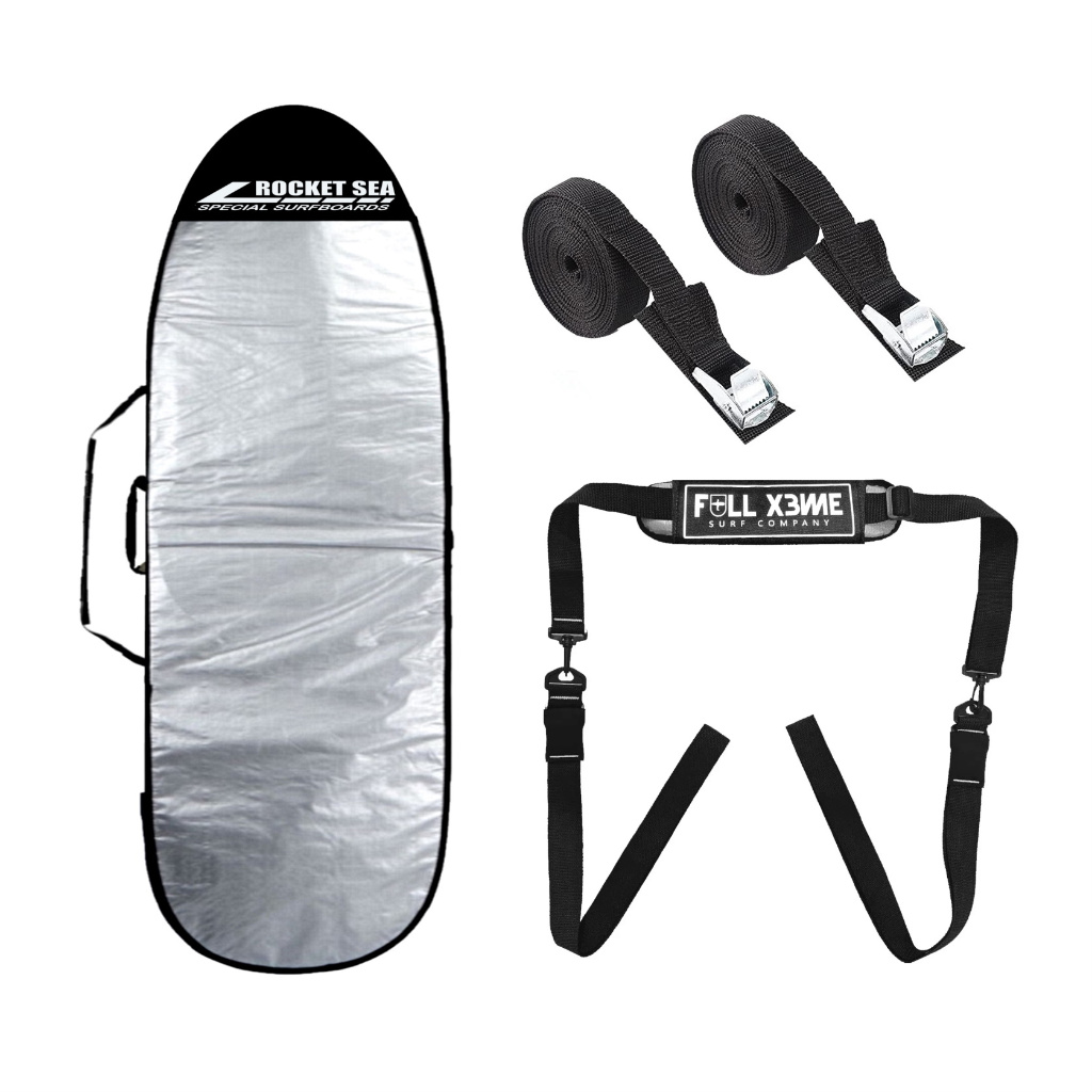 Capa Prancha Stand Up + Alça Transporte Sup + Fitas Rack