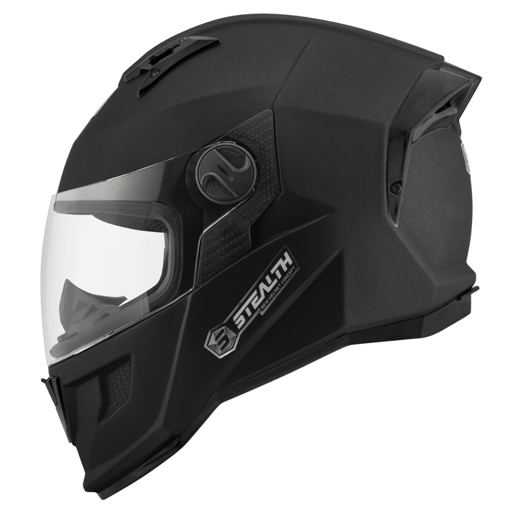 Capacete Stealth Solid Fosco Fechado Moto Original Pro Tork em Oferta na Shopee