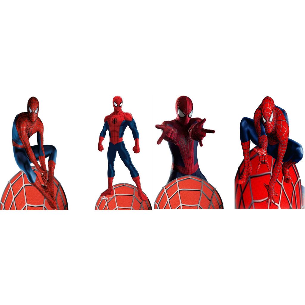 Display de Mesa Festa - Homem Aranha 4 pças