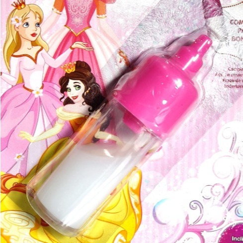 KIT ATACADO 50 OU 100 UNIDADE MAMADEIRA MÁGICA PARA BONECA BABY PRINCESS