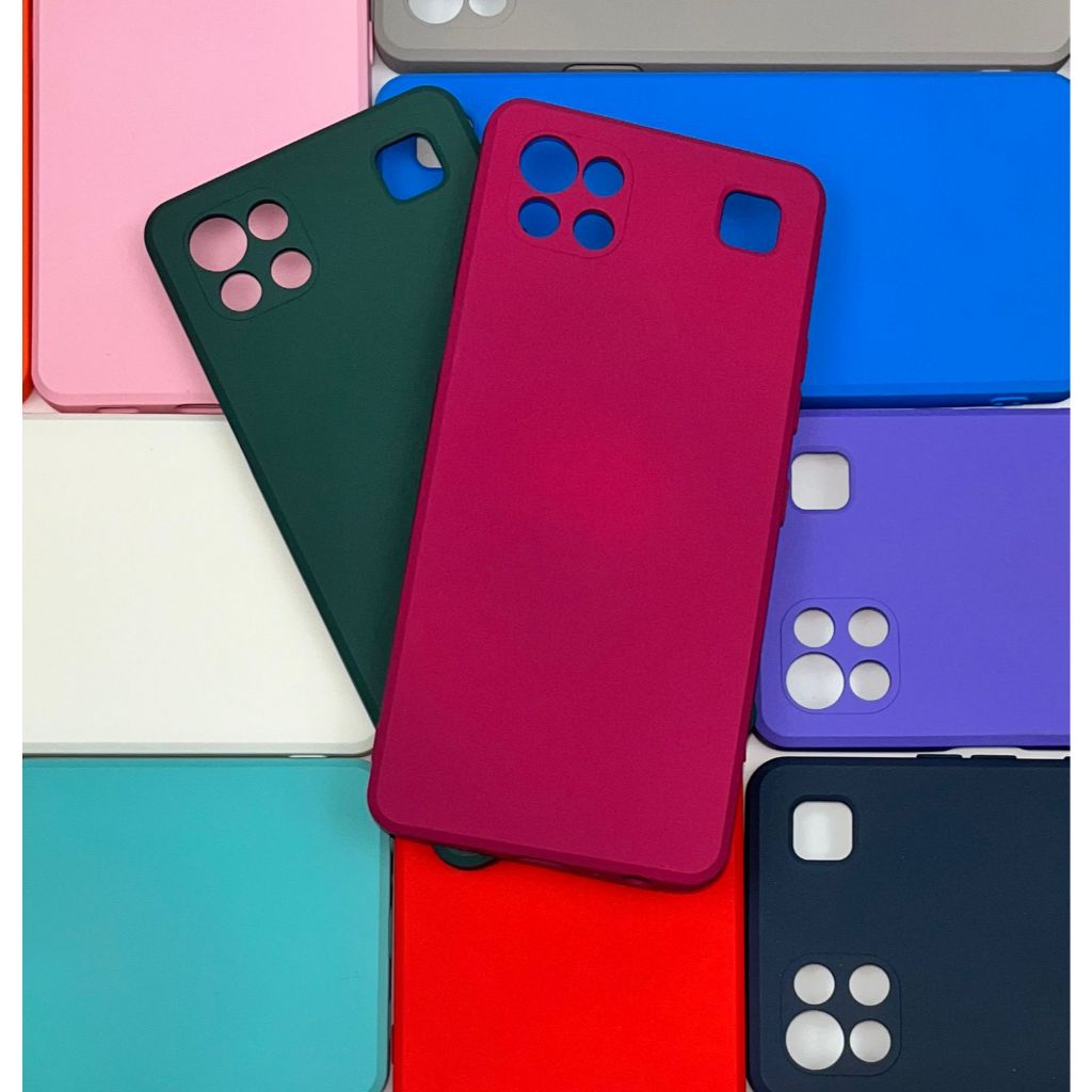 Capa Capinha para LG K92 Silicone com Proteção de Câmera Interior Aveludado Macia TPU Premium