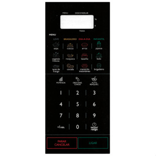 PAINEL TECLADO MEMBRANA MICROONDAS PANASONIC NN ST 568 em Oferta na Shopee