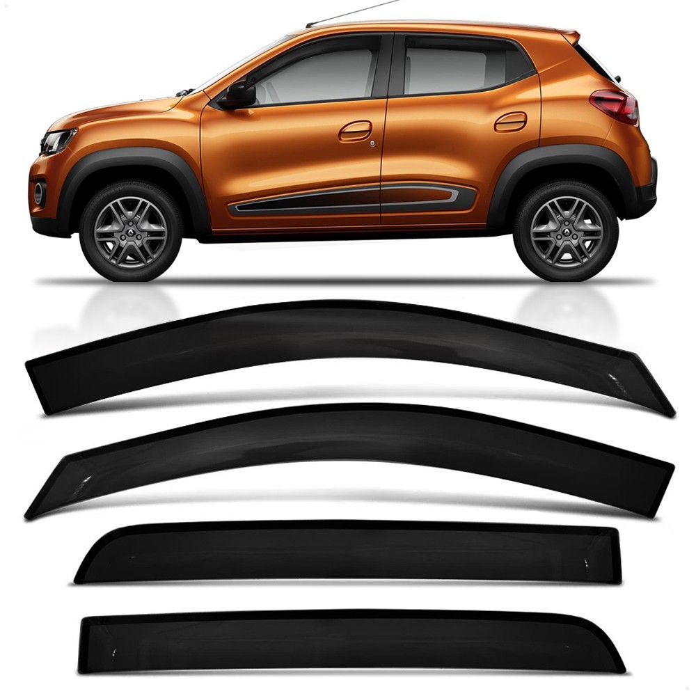 Calha de Chuva Kwid Renault 2017 2018 2019 2020 2021 4p Ref:91010A