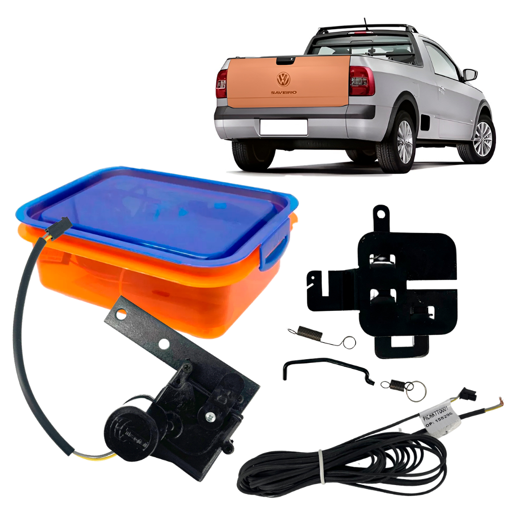 Kit Trava De Caçamba Tragial Vw Saveiro G5 E G6 em Oferta na Shopee