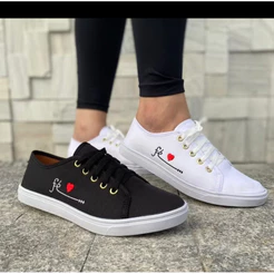 Tênis Casual Feminino Fe Leve confortável Dia dia