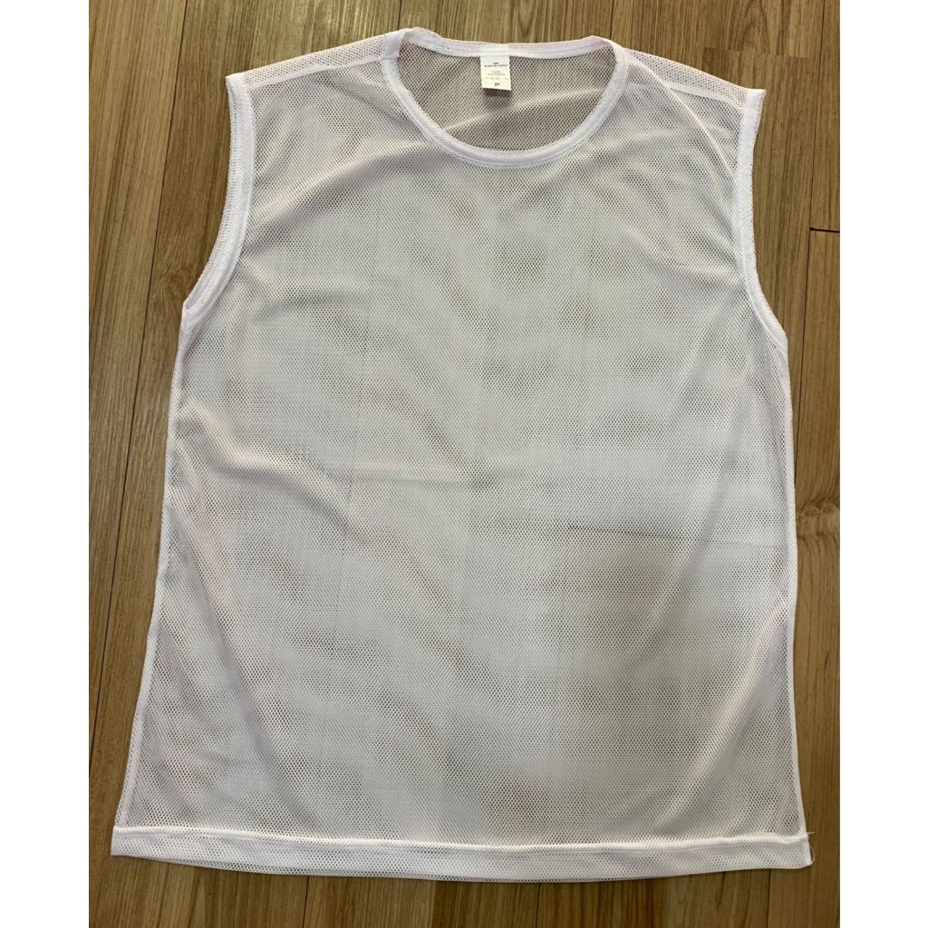 Camiseta Regata dry fit tecido furadinho treino academia praia fresca Ref:04