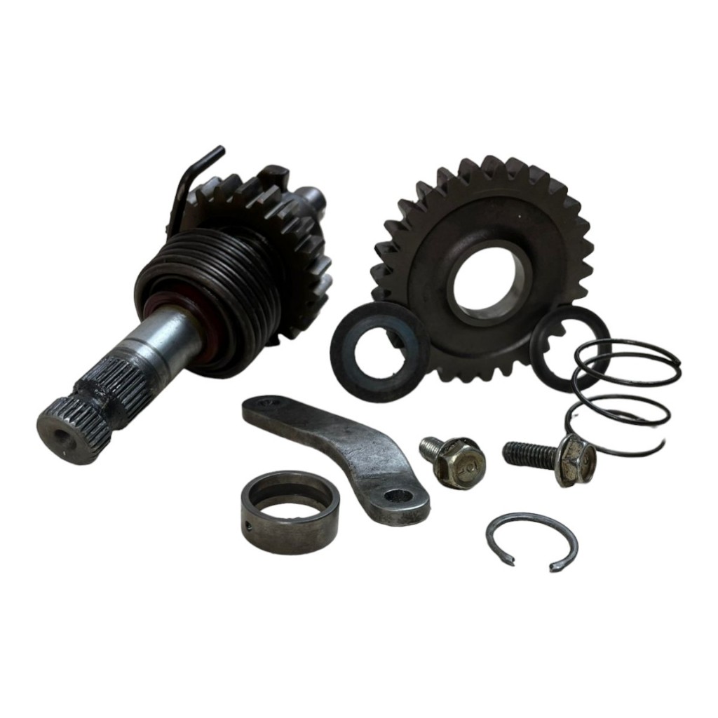 Eixo Pedal Partida Fan Titan 150+Engrenagem Louca Original