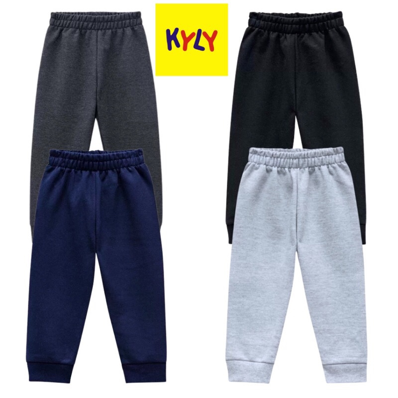 KIT 2 Calças Moletom Kyly Originais C/punho. em Oferta na Shopee