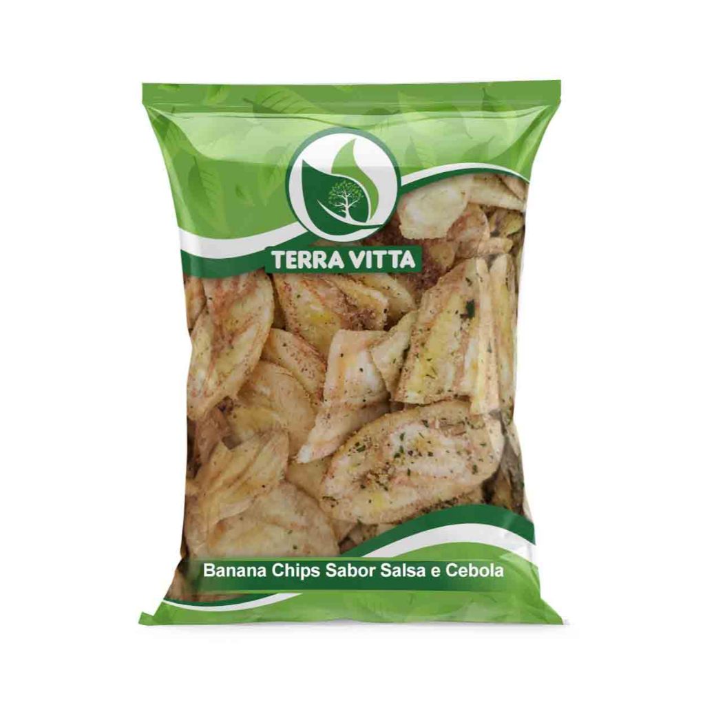 Banana Chips Sabor Salsa e Cebola 500g - Food & Beverages