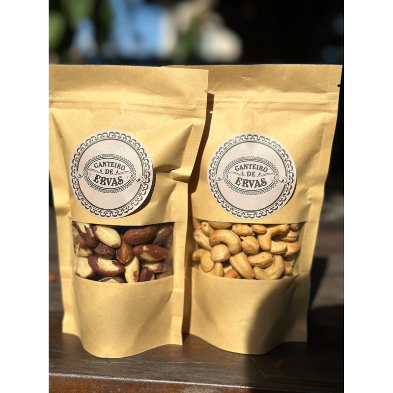 kit Castanhas premium 250 gr c. Para do  200 gr c. caju em Oferta na Shopee