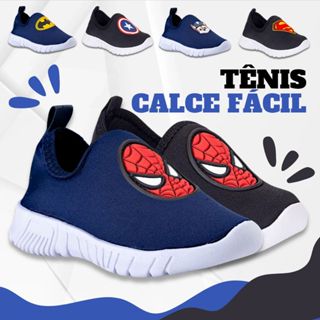 Tenis Masculino Infantil Personagens Calce Facil Escolar Leve Macio em Oferta na Shopee