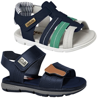 Kit 2 Par Sandália Infantil Masculina Kids Papete Masculino Chinelo Menino Calce Fácil em Oferta na Shopee