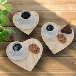 Kit 3 Tábua Coração Porta Frios Carne Frutas Festa Decoração. em Oferta na Shopee