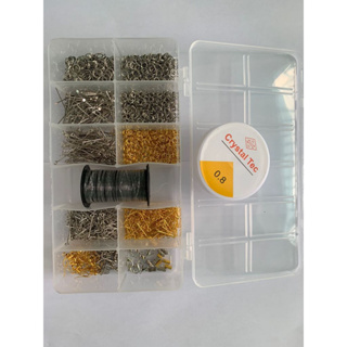 kit acessórios para fabricar bijuterias com 1920 peças  para artesanato. em Oferta na Shopee