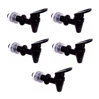 Kit 5 Torneiras Longa Preta Filtro De Barro Bebedouro Agua Por Gravidade em Oferta na Shopee