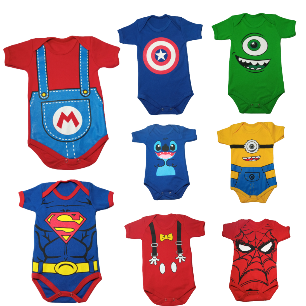Promoção Body Temático Bebê Infantil / Escolha o modelo /Mesversario/personalizado