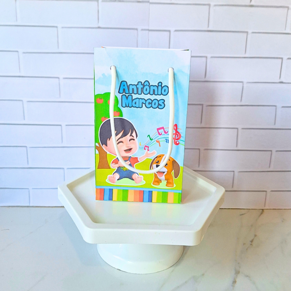 ENVIO RAPIDO 10 ~30 Sacolinha Surpresa Personalizada Bento e Toto Lembrancinhas Festa infantil Aniversário Lancheirinha