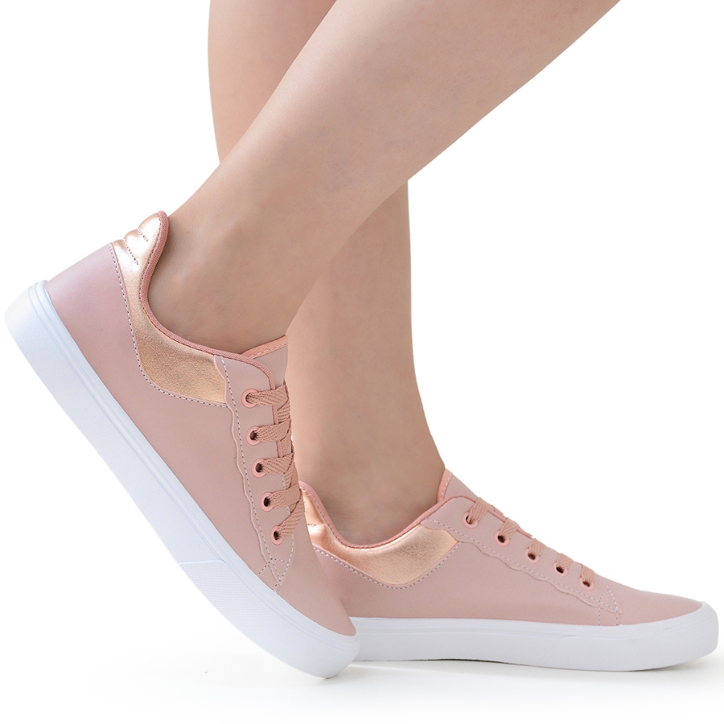 Tênis Feminino Sapatênis Casual FXB Tenis Passeio Novo SAB7 em Oferta na Shopee