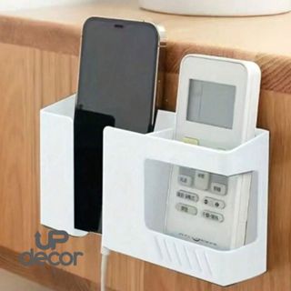 Kit Suporte Parede dois em um Multifuncional Autoadesivo Telefone Móvel/Controle Remoto 1 ou 2 Unidades em Oferta na Shopee