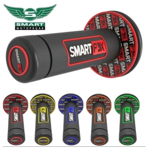 Manopla Racing Smartfox Cores em Oferta na Shopee
