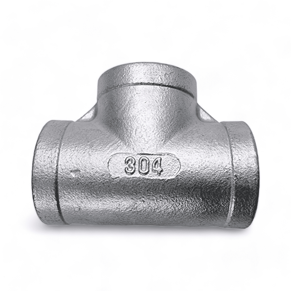 Conexão Te Tê T Inox 304 Roscas Fêmeas Bsp 3/4" polegada em Oferta na Shopee