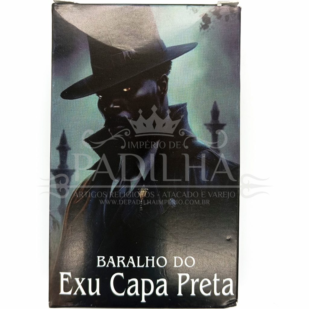Baralho Tarot Exu Capa Preta 36 Cartas Explicativas