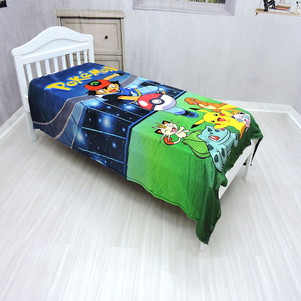 Manta Cobertor Pokemon Solteiro Ultra Soft , Macia, Quentinha