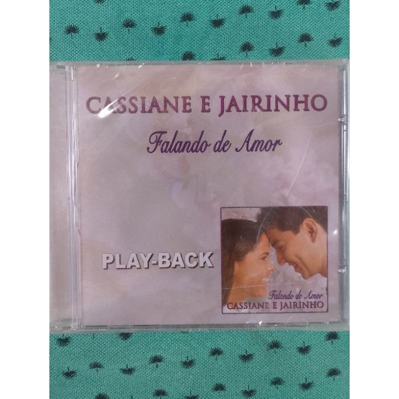 Cd playback Cassiane e Jairinho Falando de Amor (Cd Lacrado Tiragem AA)