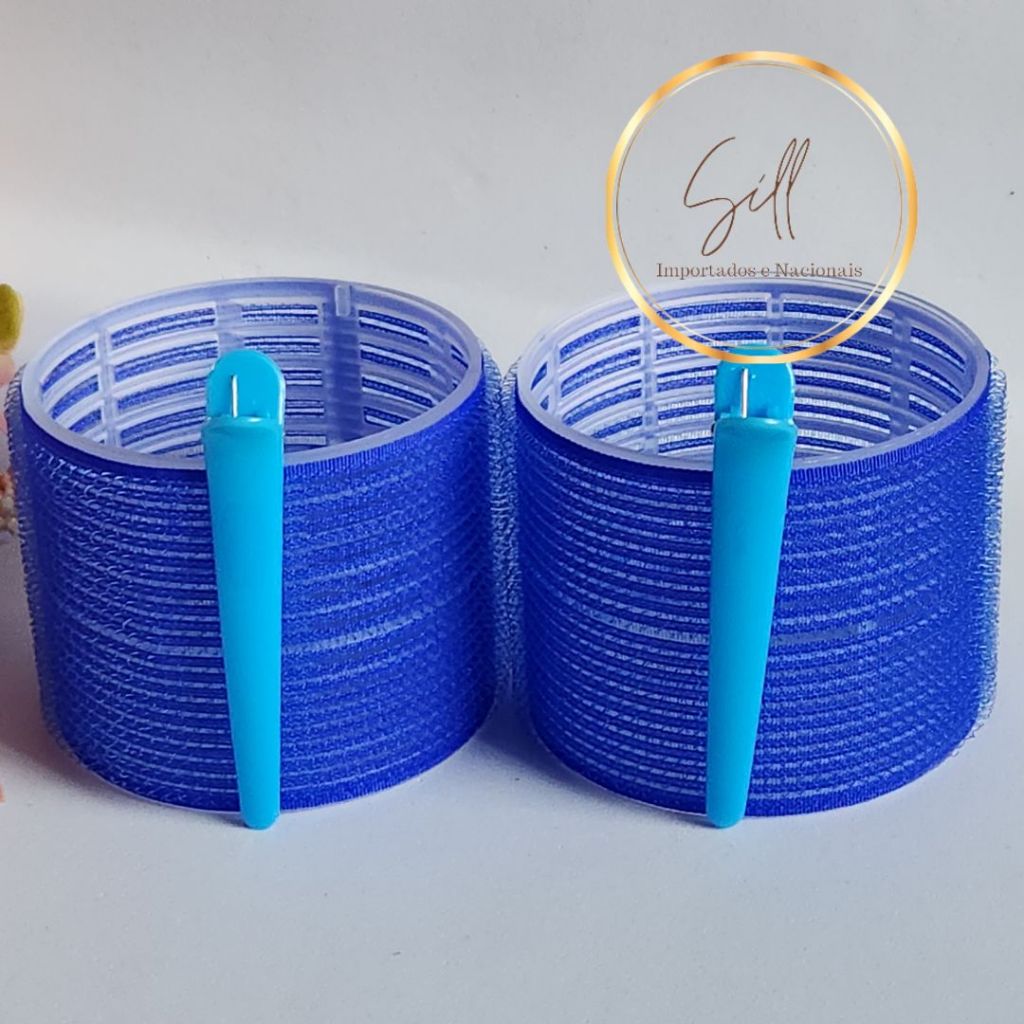 Bobs Modelador Para Cabelo Auto Aderente XXG 78mm x 60mm + Grampo em Oferta na Shopee