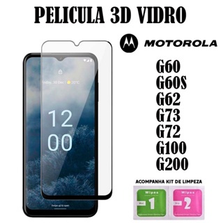 Pelicula 3D De Vidro Para Motorola G84/G04/G24/G7 POWER/G60/G60s/G62/G72/G73/G75/G100/G200/ EDGE 50 NEO Protetor de Tela em Oferta na Shopee
