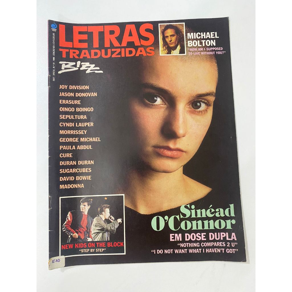 Revista Bizz 10 Sinead O Connor  Michael Madonna Bowie 9956