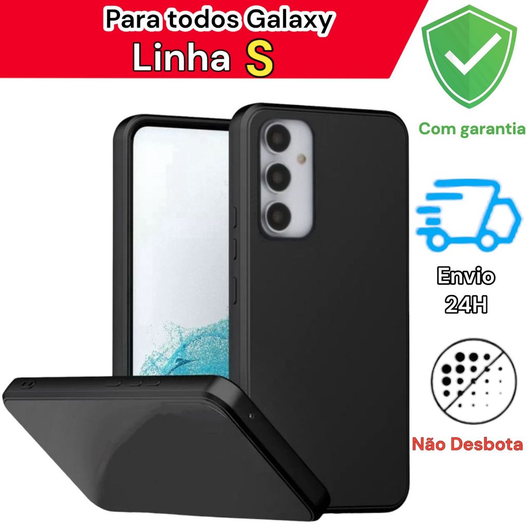 Top Capa Não Desbota Para Samsung Galaxy S7 S8 S9 S10 S20 S21 S22 S23 S24 4G 5G + Fe Ultra Edge Plus