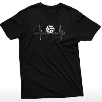 Baby Look Batimentos Cardíaco Vôlei Voleibol esporte camiseta feminina estampada tradicional 100% algodão t-shirt Tumblr Promoção Envio Rápido