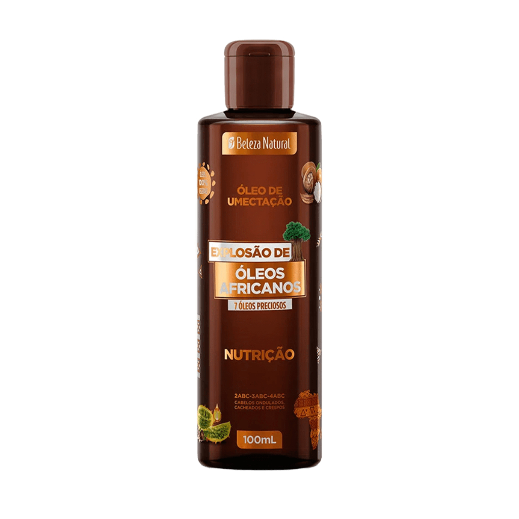 Óleo de Umectação Beleza Natural Explosão de Óleos Africanos 100ml bn.Explosão