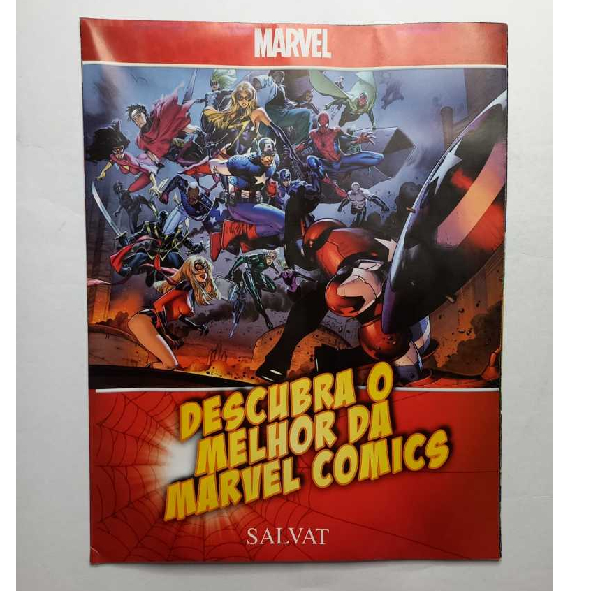 Poster Revista Descubra o Melhor da Marvel Comics Editora Salvat Otimas — R$ 29,99 em Shopee