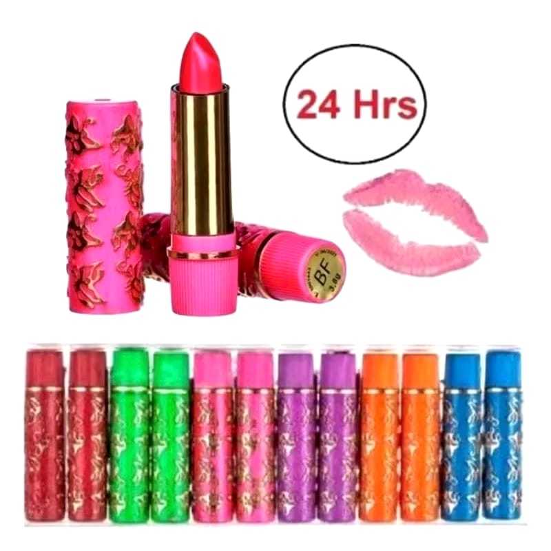 Kit com 3 e 6 Unidades Batom/Brilho mágico 24 horas/Alta fixaçao em Oferta na Shopee