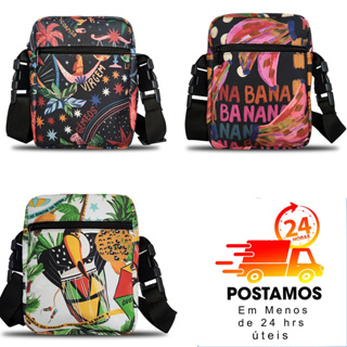 Shoulder Bag Estampa Colorida Pequena Bolsa Pochete Transversal em Oferta na Shopee