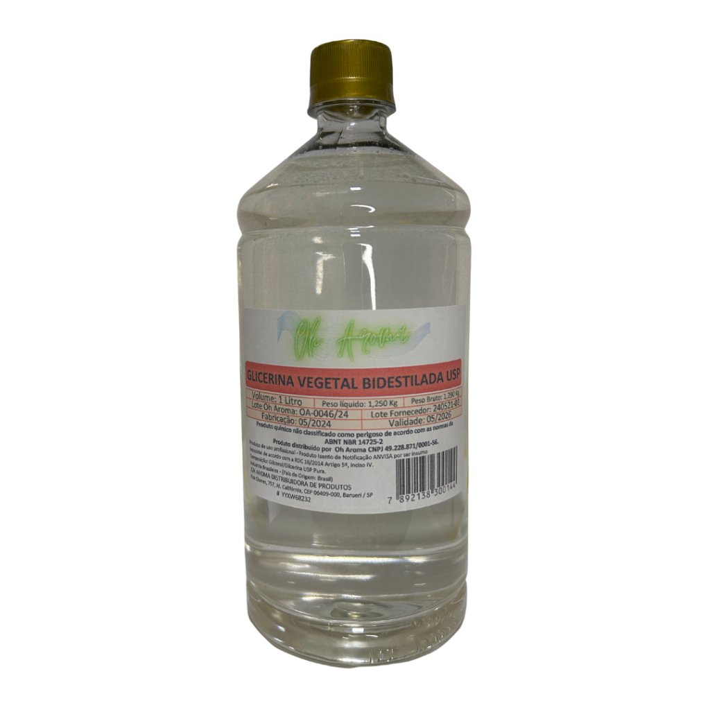 Glicerina Vegetal Usp 1 Litro Alimentos Saborosos 100% Puro